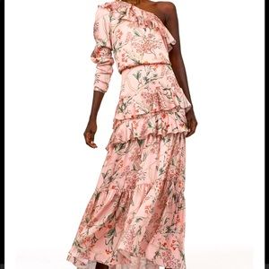 NWT Johanna Ortiz x H&M pink floral maxi dress